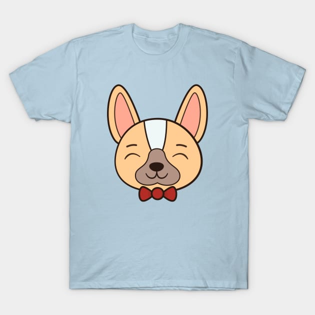 Cute and Kawaii Adorable French Bull Dog T-Shirt by happinessinatee